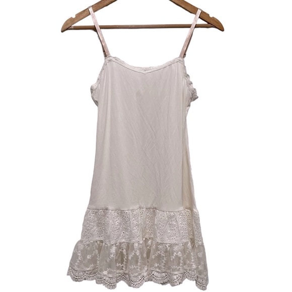 Matilda Jane Other - MATILDA JANE ivory lacy slip dress extender under skirt Size  Small